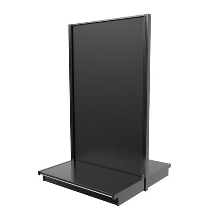 Lozier Gondola Island Display Starter, Black 48W 84H 25D P485T-ST